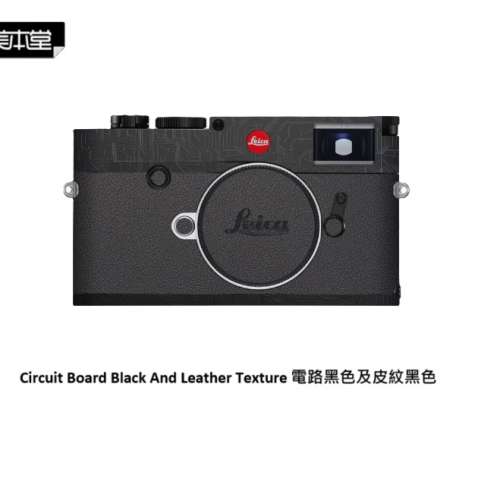 For LEICA M10 / M10P 相機保護貼 - • Circuit Board Black And Leather Texture ...
