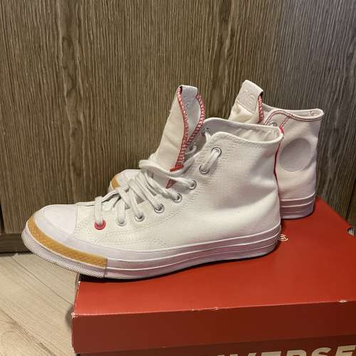90% New - Converse x Clot Chuck 70 Hi White