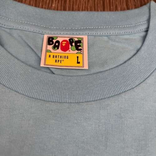 粉籃色 - Bathing Ape Tee