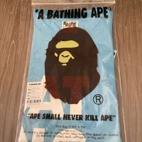 粉籃色 - Bathing Ape Tee
