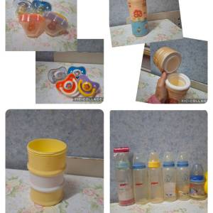 嬰幼兒用品-奶嘴 奶樽 奶樽保溫袋 奶粉格 防水尿墊  掛鉤 濕紙巾盒 盤