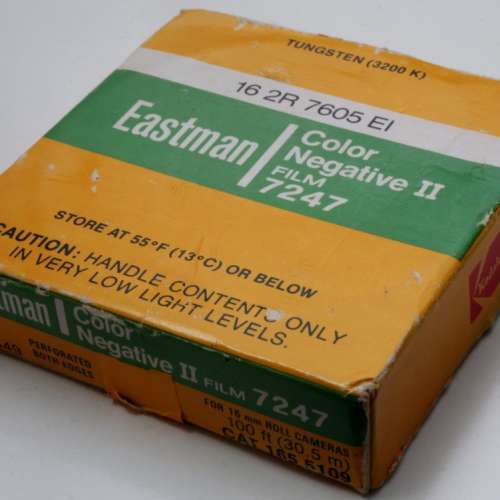 Kodak Eastman Color Negative II 7247 16mm Film Magazine全新末開古董16mm菲林(唔...