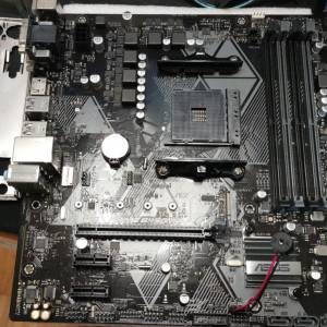 ASUS PRIME B450M-A MicroATX主機板 ((正版Window10Pro啟動碼)) Socket AM4