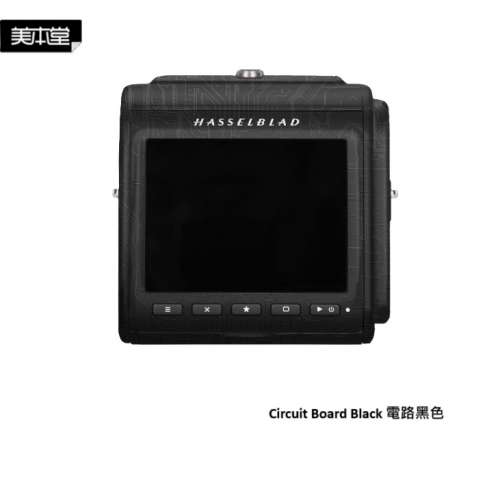 美本堂 For Hasselblad 907X and CFV II 50C 相機保護貼 - Circuit Board Black 電...