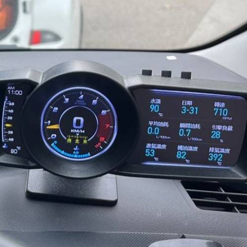 2015 Vellfire 安装自安平顯 ActiSafety A600 OBD液晶儀表行車電腦抬頭頭顯示器