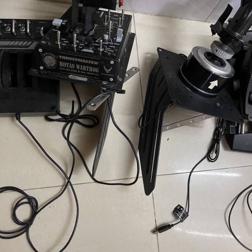 Thrustmaster 圖馬思特A10C疣豬微軟模擬飛行搖桿dcs外設全套設備飛機模擬器駕駛油門...
