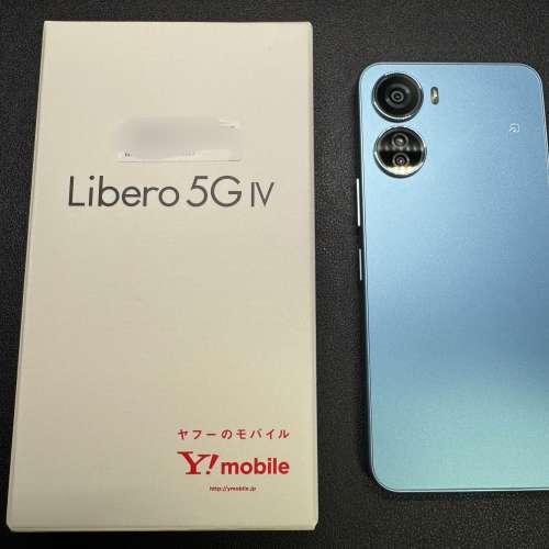 日版Y!Mobile ZTE Libero 5G IV A302ZT藍色