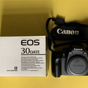 Canon EOS 30 date 眼球對焦