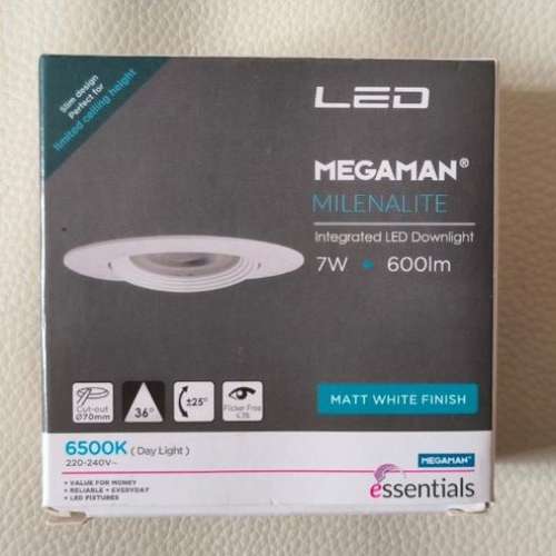 全新 MEGAMAN 曼佳美 Panel Light 天花燈 平板燈 7W