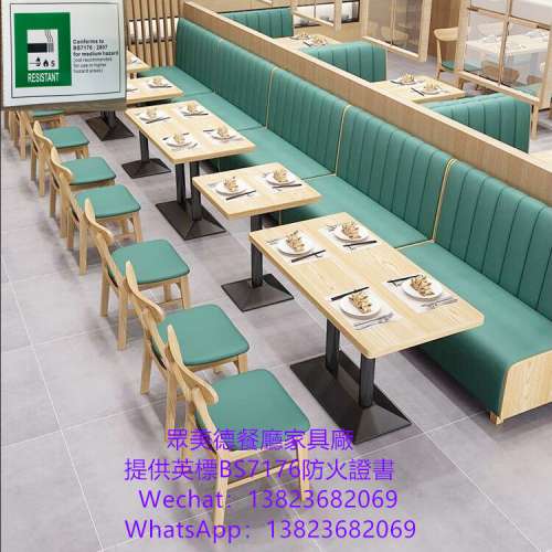 餐館桌椅梳化訂製，卡座沙發餐枱椅凳訂做，茶餐西餐廳桌椅卡座梳化咕臣傢私訂製廠家...
