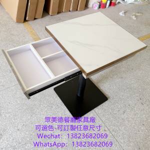 人造石桌子加工廠,抽屜儲物桶餐桌訂製工廠,大理石餐檯傢俱訂造,餐館檯凳,茶餐廳飯...