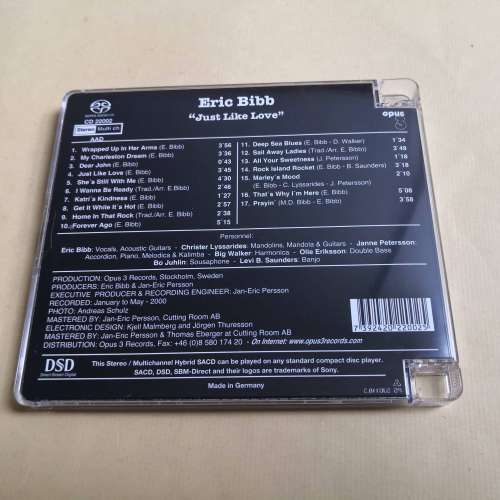 SACD - ERIC BIDD JUST LIKE LOVE 德版