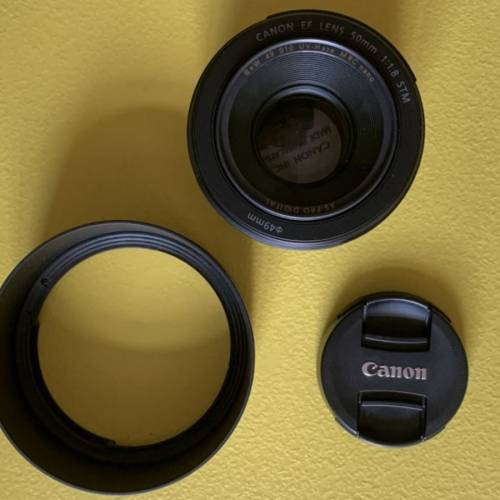 Canon EF 50mm f/1.8 STM ，ES-68 遮光罩，B+W XS Pro Filter