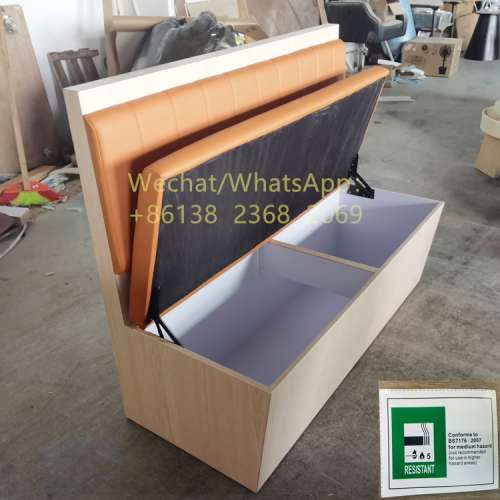 可通過消防驗收合格證書,訂造儲物沙發,儲物卡位,防火阻燃BS7176證書,抽屜卡位沙發...