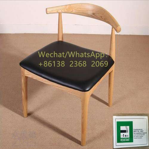 茶餐料理店餐檯椅訂製,實木餐廳餐椅凳子加工廠,英標阻燃防火皮革餐廳餐椅,扶手高端...