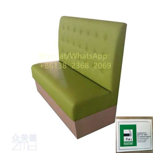 半圓卡座沙髮梳化,異形弧形沙髮梳化座椅訂製,英標bs7176證書梳化,自帶屏風隔斷卡位...