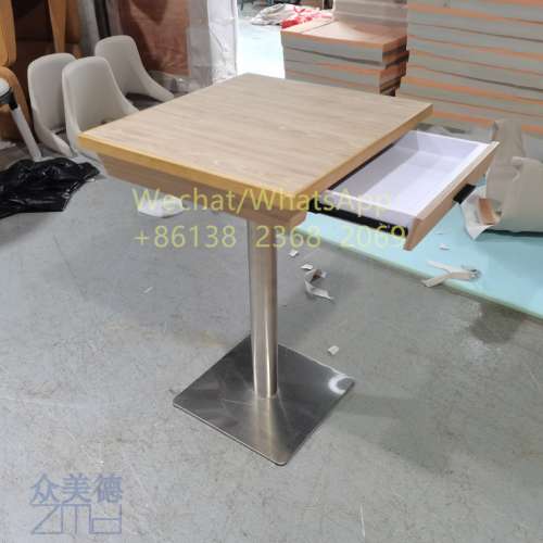 餐館餐檯桌子訂製,港式餐廳餐枱訂造,收納櫃儲物餐桌檯子訂做,岩板不鏽鋼包邊餐桌訂...