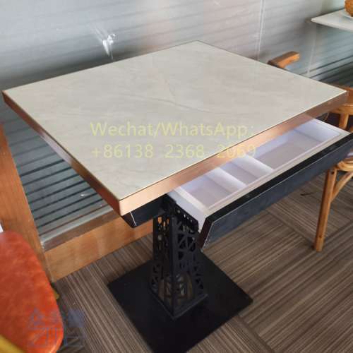 防火膠板餐桌訂製廠商推薦,麵館飯店家具抽屜餐桌訂造工廠直營,訂製餐廳桌檯,傢私可...