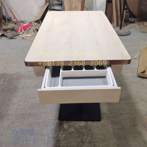 櫃桶分隔抽屜餐檯訂造,餐廳枱凳,餐館飯店家具餐枱訂製,茶餐料理店餐廳餐桌訂造,防火...