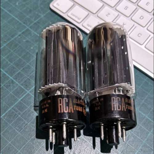 美國RCA 5u4GB 整流膽一對