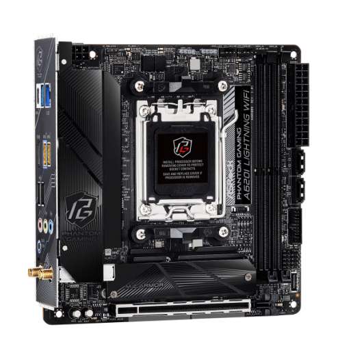 AM5 ITX 主機板 A620i Lighting WIFI ITX DDR5 Asrock