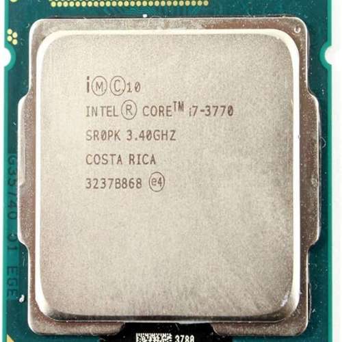 Intel Cpu Core I5-9400, Core I5-7500, Core I7-3770, Core I3-6100, Core 