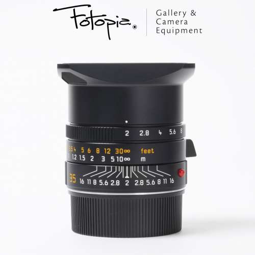 || Leica Summicron-M 35mm F2 ASPH II - Black / 11673 with full packing ||
