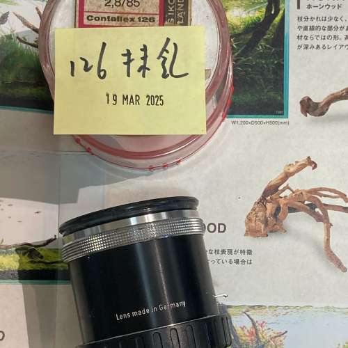 Repair Cost Checking For Zeiss Ikon Contaflex 126 85mm f/2.8 抹鏡清潔、光圈維...