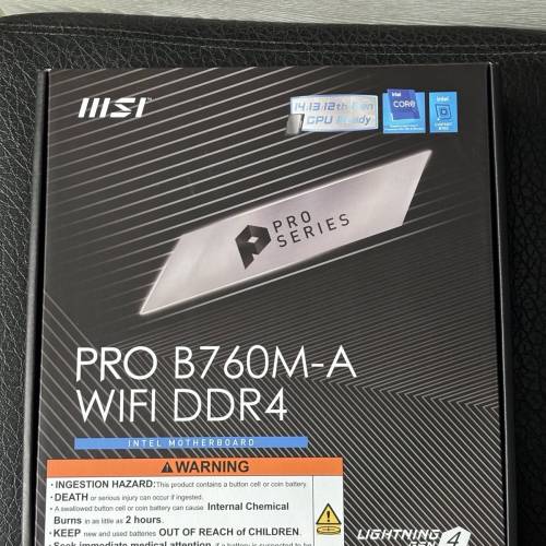 Msi  PRO B760M-A  WiFi DDR4 主板