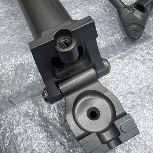 2025 國布 小布款 最新超輕鋁合金版 ACEOFFIX C5 消光黑色碳纖維前叉 折叠車 車架組