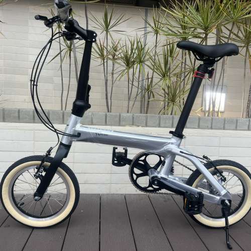 台灣 PACIFIC 旗下 KOLiBRI 蜂鳥  內3速 14吋鋁合金折叠車 送前後蛙燈叮叮