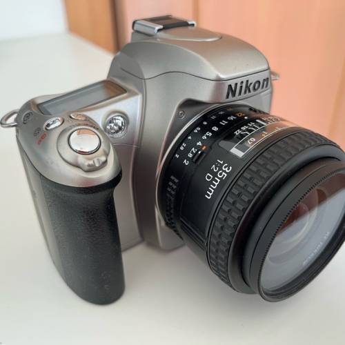 Nikon F55 Film SLR 菲林單反＋鏡頭 35mm f2 AF-D, 50mm f1.8 D