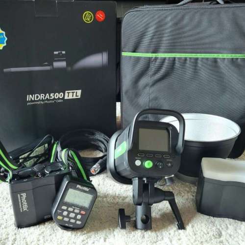 Phottix Indra 500 TTL studio flash (free Odin trigger for Canon)