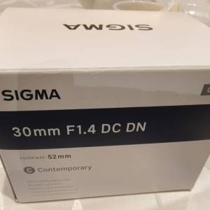 全新 Sigma 30mm F1.4 DC DN | C for Sony E mount