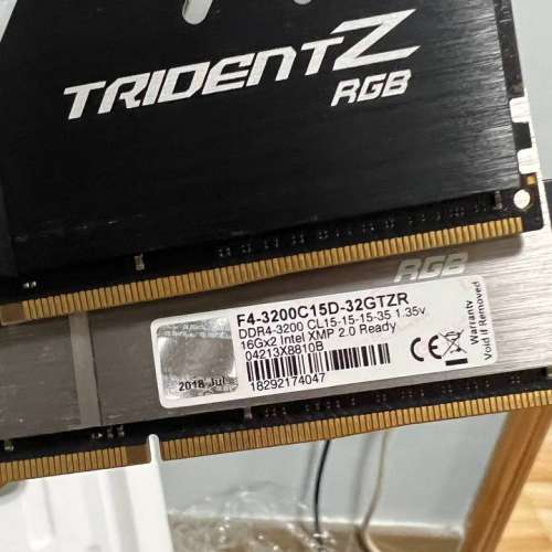 Asus 底版+Gskill ram+Intel cpu+ corsair火牛