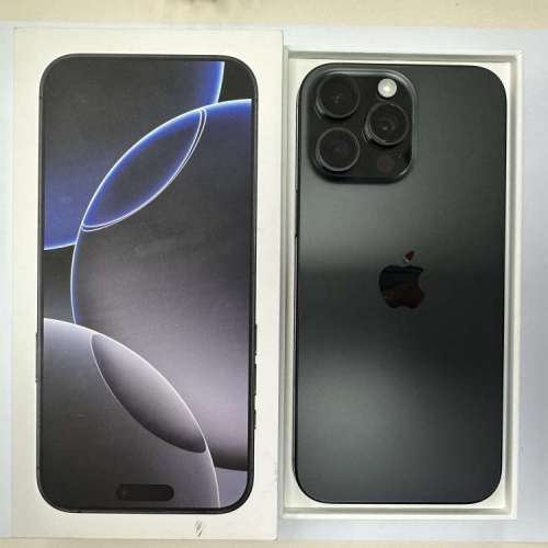 iPhone 16 pro max black titanium 512GB