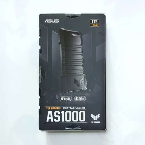 全新 ASUS TUF GAMING AS1000 USB3.2 Gen2 Portable SSD 1TB