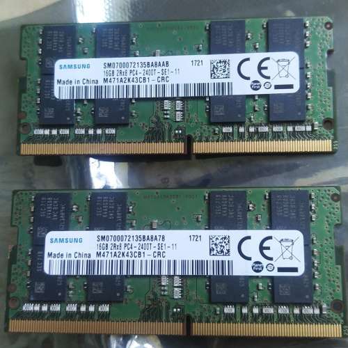 samsung DDR4 32GB notebook ram