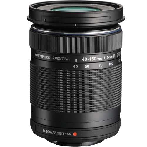 全新 黑色 Olympus ED 40-150mm f4-5.6 R ED MSC (拆 Kit M43 鏡， Panasonic 亦合...
