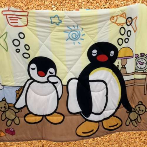 企鵝家族pingu被 150x200cm，推薦：觸感親膚舒適，$199.9@確認轉賬後長沙灣地鐵站交...