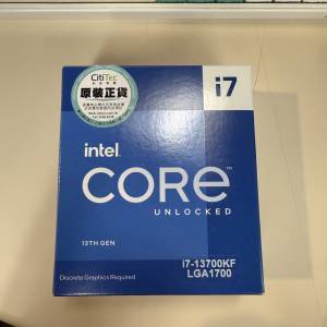 Intel I7 13700KF 盒裝