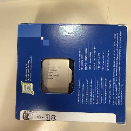 Intel I7 13700KF 盒裝