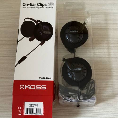 Headphones Koss Ksc75x Ksc75x 幾乎全新｜原廠終身保養】Massdrop X