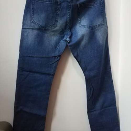 99% New Burberry Prorsum 天藍色洗水牛仔褲 Size 31