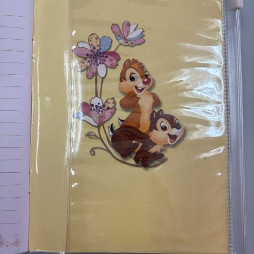 Chip & Dale 拉錬膠套筆記簿
