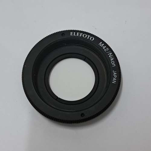 日本 Elefoto M42 to Nikon F mount 接環 pentax fujifilm