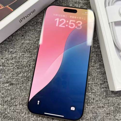 iPhone 16 Pro Max 256G 金色香港行貨苹果保養到2025年10月6日  電池100% 全套有盒...