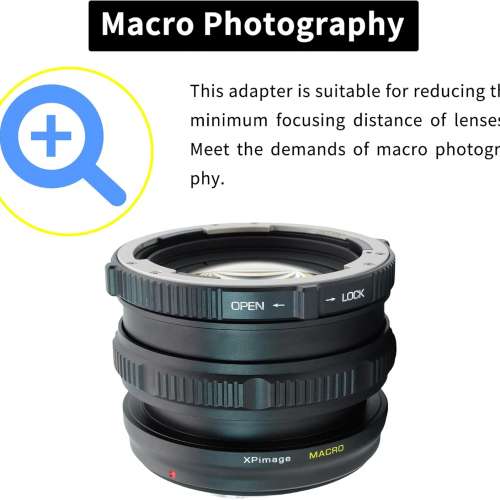 XPIMAGE 0.8X Optical Focal Reducer and Macro Mamiya 645 Lens For Hasselblad X