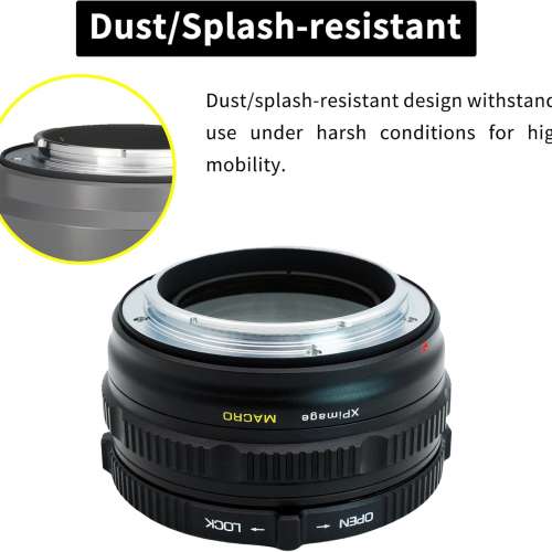 XPIMAGE 0.8X Optical Focal Reducer and Macro Mamiya 645 Lens For Hasselblad X