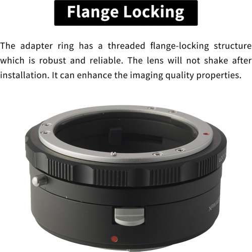 XPIMAGE Nikon Nikkor F Mount G-Type D/SLR LensTo Sony Alpha E-Mount Mirrorless